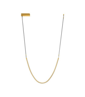 Lazura Integrated LED Pendant Ceiling Light Gold Black Triac Dimmable LED 62W 3720lm 3000K-1