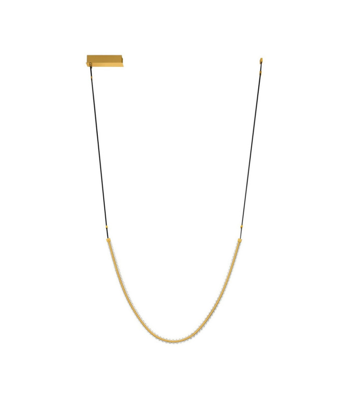 Lazura Integrated LED Pendant Ceiling Light Gold Black Triac Dimmable LED 62W 3720lm 3000K-1