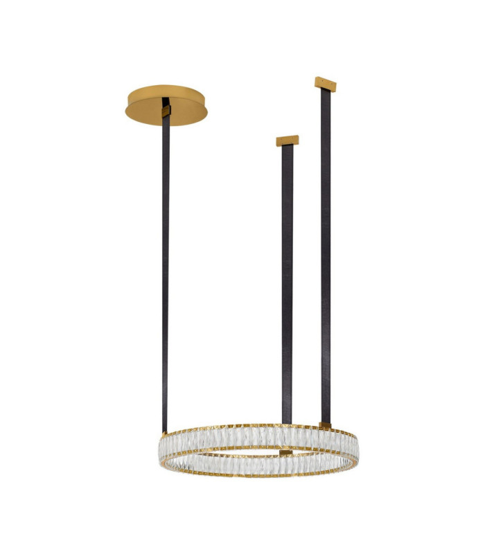 Lazura Integrated LED Pendant Ceiling Light Gold Black Triac Dimmable LED 74W 5180lm 3000K-1