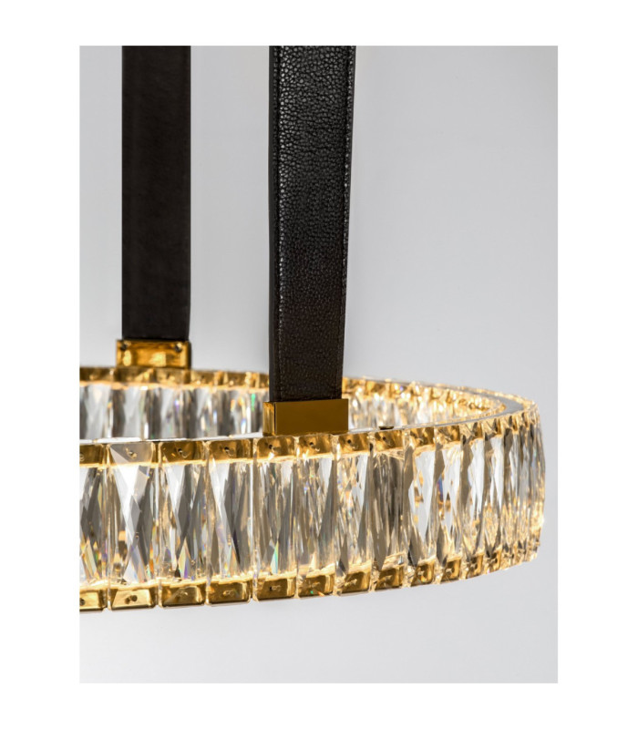 Lazura Integrated LED Pendant Ceiling Light Gold Black Triac Dimmable LED 74W 5180lm 3000K-5