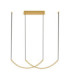 Lazura Integrated LED Pendant Ceiling Light Gold Black Triac Dimmable LED 65W 3900lm 3000K-1