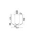 Lazura Integrated LED Pendant Ceiling Light Gold Black Triac Dimmable LED 65W 3900lm 3000K-6