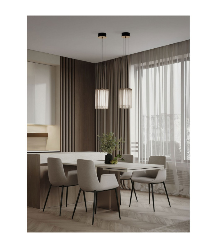 Nol Pendant Ceiling Light Antique Brass Triac Dimmable LED 11W 715lm 3000K-2