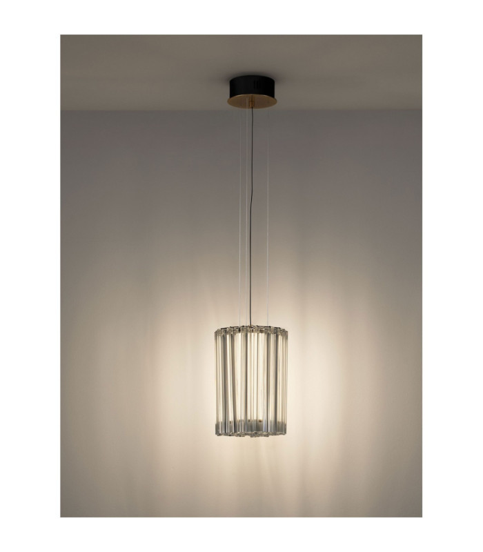 Nol Pendant Ceiling Light Antique Brass Triac Dimmable LED 11W 715lm 3000K-4