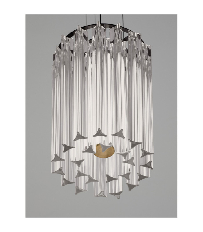 Nol Pendant Ceiling Light Antique Brass Triac Dimmable LED 11W 715lm 3000K-6