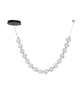 Ifos Pendant Ceiling Light Sandy Black Chrome Triac Dimmable LED 71W 5044lm 3000K-1
