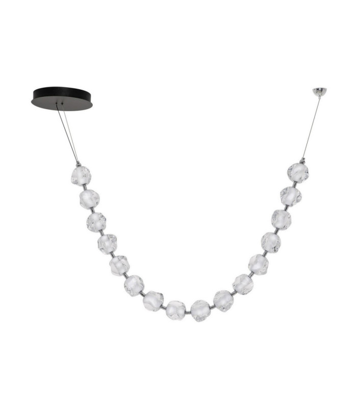 Ifos Pendant Ceiling Light Sandy Black Chrome Triac Dimmable LED 71W 5044lm 3000K-1