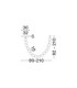 Ifos Pendant Ceiling Light Sandy Black Chrome Triac Dimmable LED 71W 5044lm 3000K-6