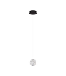 Ifos Pendant Ceiling Light Sandy Black Chrome LED 6W 270lm 3000K-1