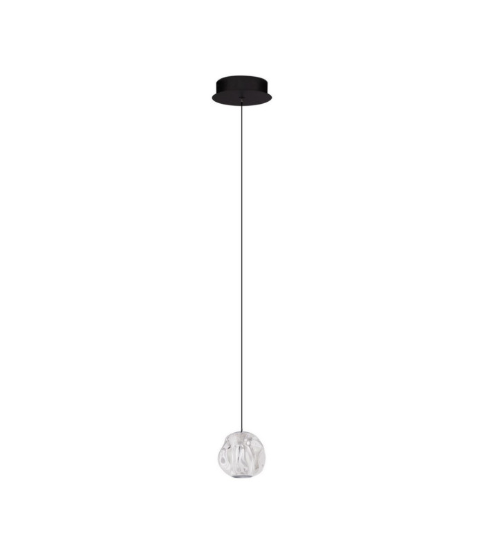 Ifos Pendant Ceiling Light Sandy Black Chrome LED 6W 270lm 3000K-1