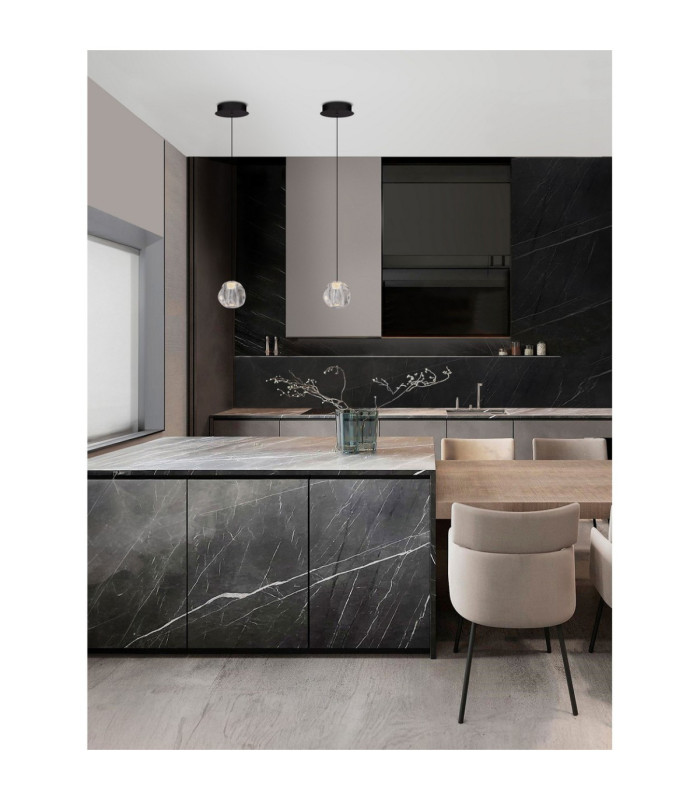 Ifos Pendant Ceiling Light Sandy Black Chrome LED 6W 270lm 3000K-2
