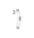 Ifos Pendant Ceiling Light Sandy Black Chrome LED 6W 270lm 3000K-6