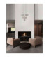 Ifos Cluster Pendant Ceiling Light Sandy Black Chrome Triac Dimmable LED 48W 2540lm 3000K-2