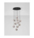 Ifos Cluster Pendant Ceiling Light Sandy Black Chrome Triac Dimmable LED 48W 2540lm 3000K-7