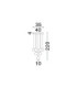 Ifos Cluster Pendant Ceiling Light Sandy Black Chrome Triac Dimmable LED 48W 2540lm 3000K-10