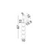 Ifos Slim Pendant Ceiling Light Sandy Black Chrome LED 17W 1100lm 3000K-6