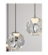 Ifos Cluster Pendant Ceiling Light Sandy Black Chrome Triac Dimmable LED 87W 5057lm 3000K-6