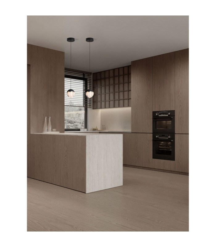 Alicia Slim Pendant Ceiling Light Sandy Black Chrome Triac Dimmable LED 5W 315lm 3000K-2