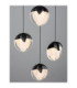 Alicia Cluster Pendant Ceiling Light Sandy Black Chrome Triac Dimmable LED 25W 1878lm 3000K-6