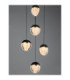 Alicia Cluster Pendant Ceiling Light Sandy Black Chrome Triac Dimmable LED 25W 1878lm 3000K-7