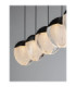 Alicia Bar Pendant Ceiling Light Sandy Black Chrome Triac Dimmable LED 25W 1878lm 3000K-5