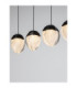 Alicia Bar Pendant Ceiling Light Sandy Black Chrome Triac Dimmable LED 25W 1878lm 3000K-6