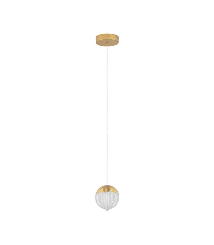 Alicia Slim Pendant Ceiling Light Gold Triac Dimmable LED 5W 315lm 3000K-1
