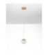 Alicia Slim Pendant Ceiling Light Gold Triac Dimmable LED 5W 315lm 3000K-3