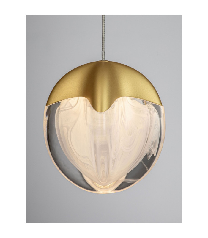 Alicia Slim Pendant Ceiling Light Gold Triac Dimmable LED 5W 315lm 3000K-5