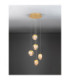 Alicia Cluster Pendant Ceiling Light Gold Triac Dimmable LED 25W 1878lm 3000K-4