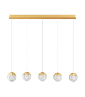 Alicia Bar Pendant Ceiling Light Gold Triac Dimmable LED 25W 1878lm 3000K-1