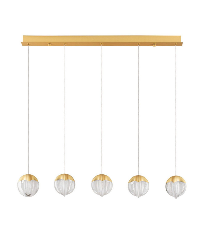 Alicia Bar Pendant Ceiling Light Gold Triac Dimmable LED 25W 1878lm 3000K-1