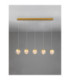 Alicia Bar Pendant Ceiling Light Gold Triac Dimmable LED 25W 1878lm 3000K-4