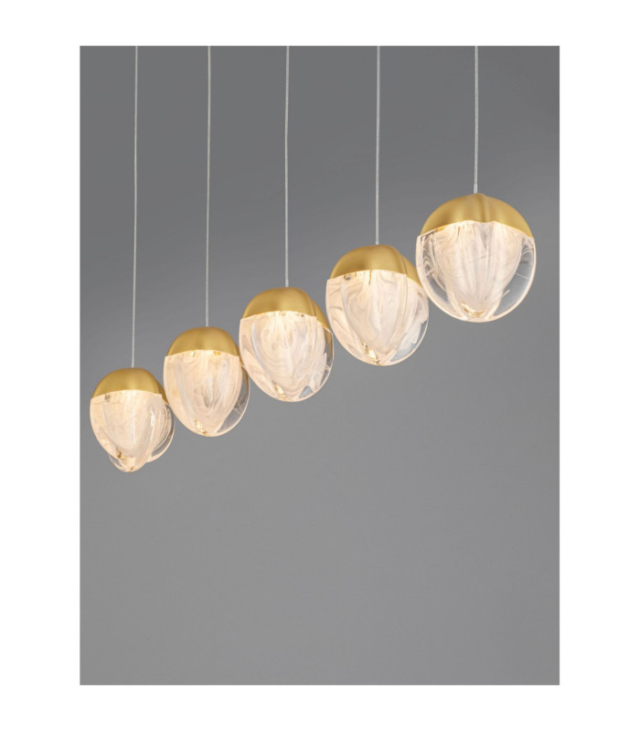 Alicia Bar Pendant Ceiling Light Gold Triac Dimmable LED 25W 1878lm 3000K-5