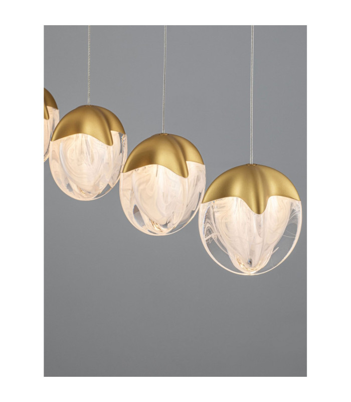 Alicia Bar Pendant Ceiling Light Gold Triac Dimmable LED 25W 1878lm 3000K-6