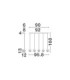 Alicia Bar Pendant Ceiling Light Gold Triac Dimmable LED 25W 1878lm 3000K-8
