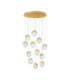 Alicia Cluster Pendant Ceiling Light Gold Triac Dimmable LED 60W 3780lm 3000K-1