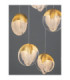 Alicia Cluster Pendant Ceiling Light Gold Triac Dimmable LED 60W 3780lm 3000K-5