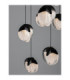 Alicia Cluster Pendant Ceiling Light Sandy Black Triac Dimmable LED 90W 5670lm 3000K-6
