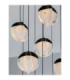 Alicia Cluster Pendant Ceiling Light Sandy Black Triac Dimmable LED 90W 5670lm 3000K-8