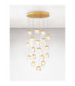 Alicia Cluster Pendant Ceiling Light Gold Triac Dimmable LED 90W 5670lm 3000K-4