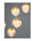 Alicia Cluster Pendant Ceiling Light Gold Triac Dimmable LED 90W 5670lm 3000K-5