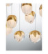 Alicia Cluster Pendant Ceiling Light Gold Triac Dimmable LED 90W 5670lm 3000K-7