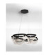 Clair Integrated LED Pendant Ceiling Light Sandy Black Triac Dimmable LED 65W 2611lm 3500K-4