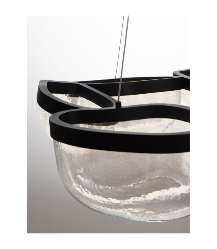 Clair Integrated LED Pendant Ceiling Light Sandy Black Triac Dimmable LED 65W 2611lm 3500K-7