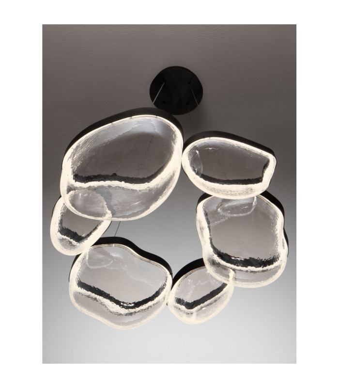 Clair Integrated LED Pendant Ceiling Light Sandy Black Triac Dimmable LED 65W 2611lm 3500K-8