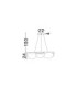 Clair Integrated LED Pendant Ceiling Light Sandy Black Triac Dimmable LED 65W 2611lm 3500K-9