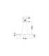 Clair Pendant Ceiling Light Sandy Black Triac Dimmable LED 43W 1766lm 3500K-8