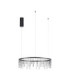Stellar Integrated LED Pendant Ceiling Light Black Chrome Triac Dimmable LED 25W 1875lm 3000K-1