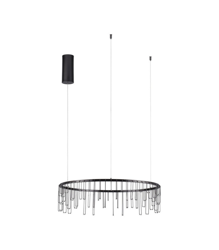 Stellar Integrated LED Pendant Ceiling Light Black Chrome Triac Dimmable LED 25W 1875lm 3000K-1